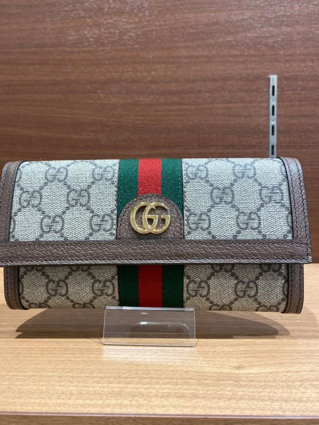 グッチ GUCCI GGスプリーム OPHIDIA 長財布 523153 96IWG【FITHOUSE