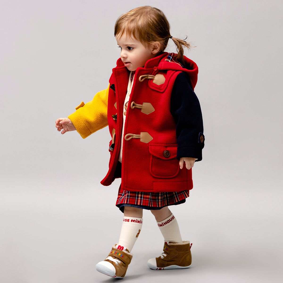 ミキハウス　アウター　フリースダッフルコート　80cm 赤色 楽天市場】【ミキハウス公式ショップ】ミキハウス mikihouse フリース