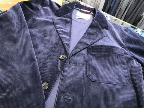 今秋はトラッドで コーデュロイジャケットのご紹介 Paint It Navy Staff Blog Mitsumine 三峰 オフィシャルサイト