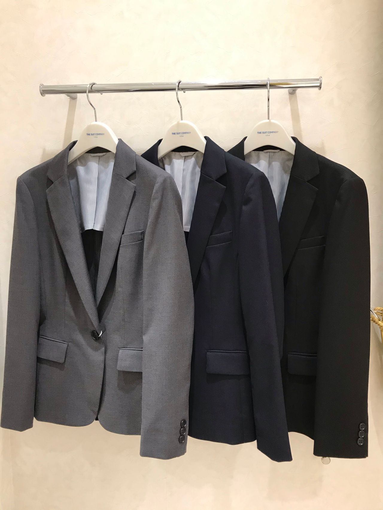 THE SUIT COMPANY・パンツスーツ 楽天市場】パンツ セミワイド レディーススーツ ウォッシャブル
