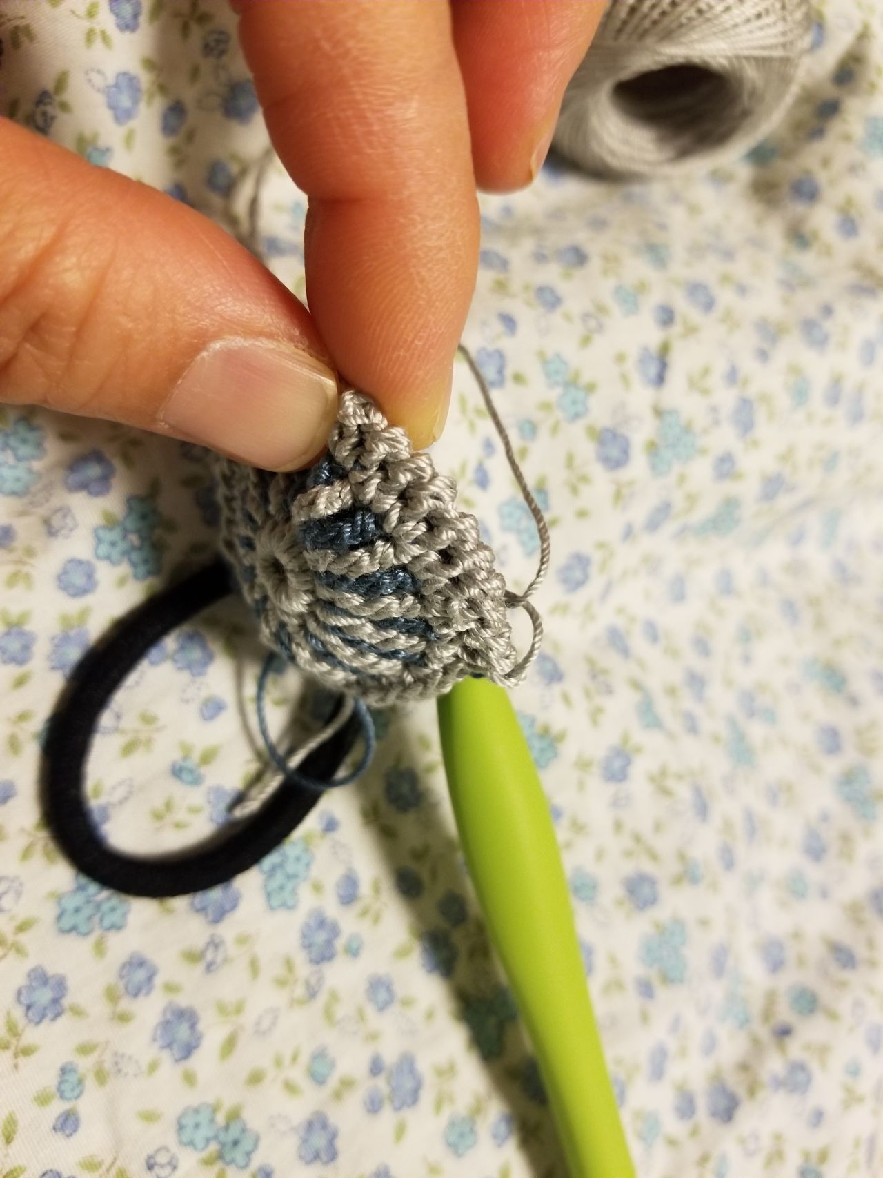 オーダー承ります(⁠^⁠^⁠)手編み★ヘアゴム No.① plus-r-alpha_chuufuto-1-