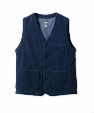 桃太郎ジーンズ 刺し子ベスト 38 Mサイズ 桃太郎ジーンズ 刺し子ベスト 38 Mサイズ 桃太郎ジーンズ 刺し子