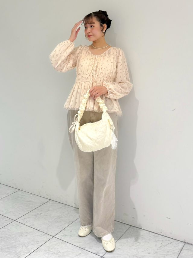 bloom tulle blouse～ﾌﾞﾙｰﾑﾁｭｰﾙﾌﾞﾗｳｽ | flower／フラワー公式通販