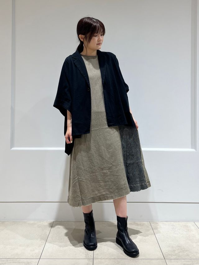 期間限定！10%OFF】マテリアルMIX ワンピース | (パドカレ)公式