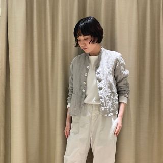 新作】フレンチリネンノンシルワッシャージャケット | 梅田阪神