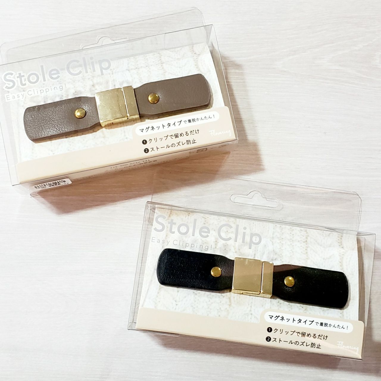マグネットタイプのストールクリップが入荷！【フラワーリング