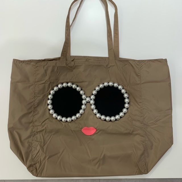 メーカー 一覧 a-jolie (アジョリー) ラウンドエコバッグ パールサングラス バッグ