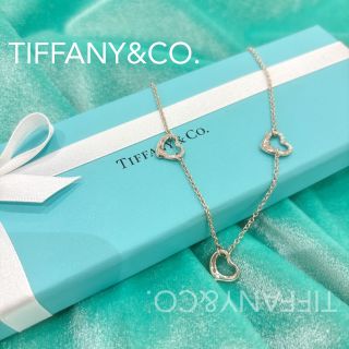 ティファニー　30連　ネックレス VINTAGE TIFFANY Fair】本日オープンハート3連ネックレス