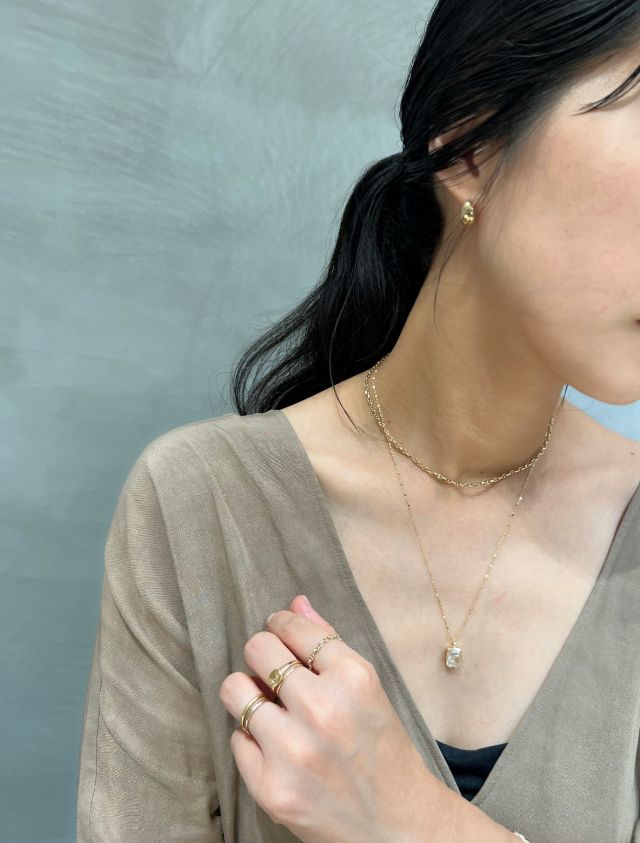 シエナロゼ　8粒パールネックレス　siena rose シエナロゼ 8粒パールネックレス siena rose（シエナロゼ(SIENA