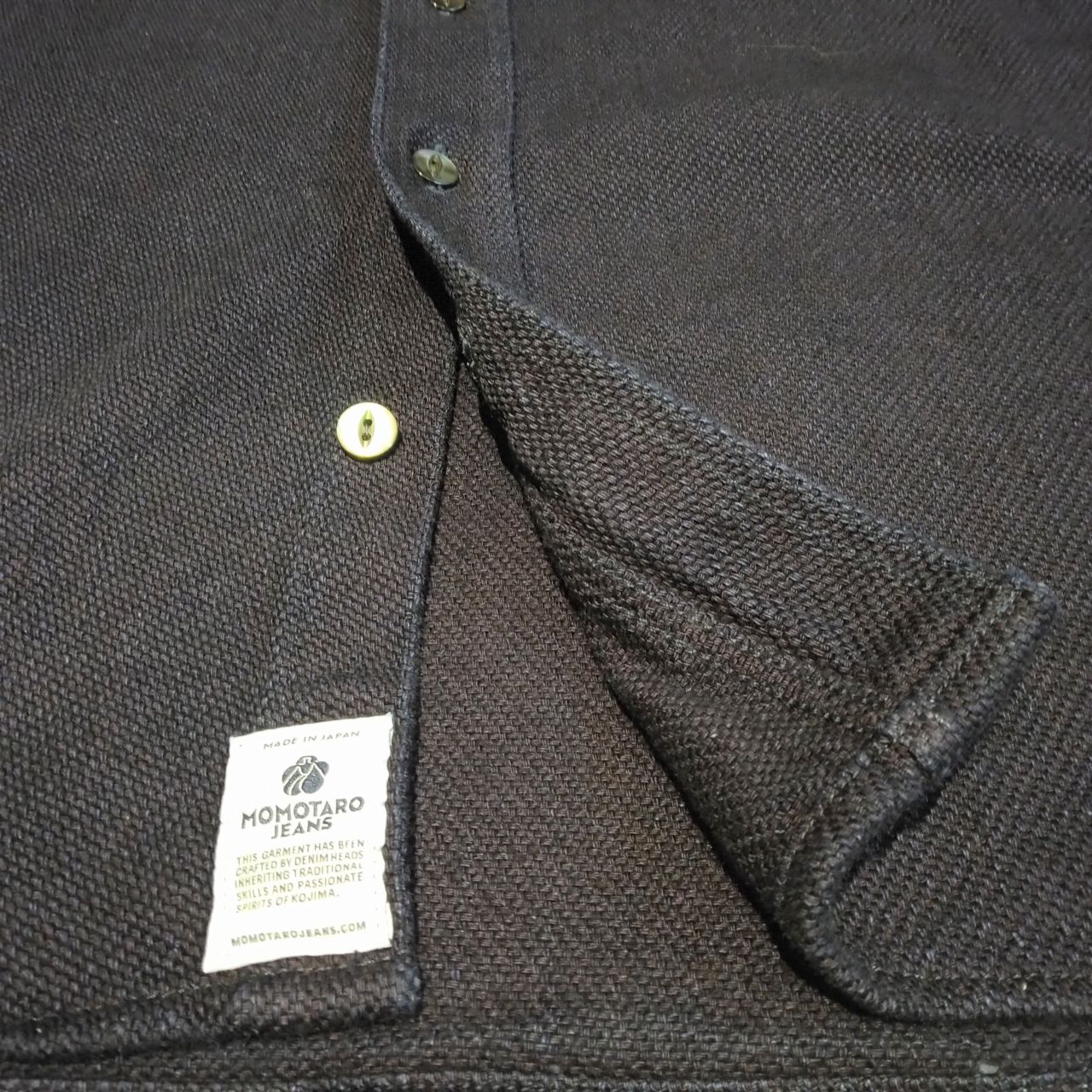 【オープニングセール】 春支度！インディゴドビーシャツ｜MOMOTARO JEANS MOMOTARO 応援グッズ