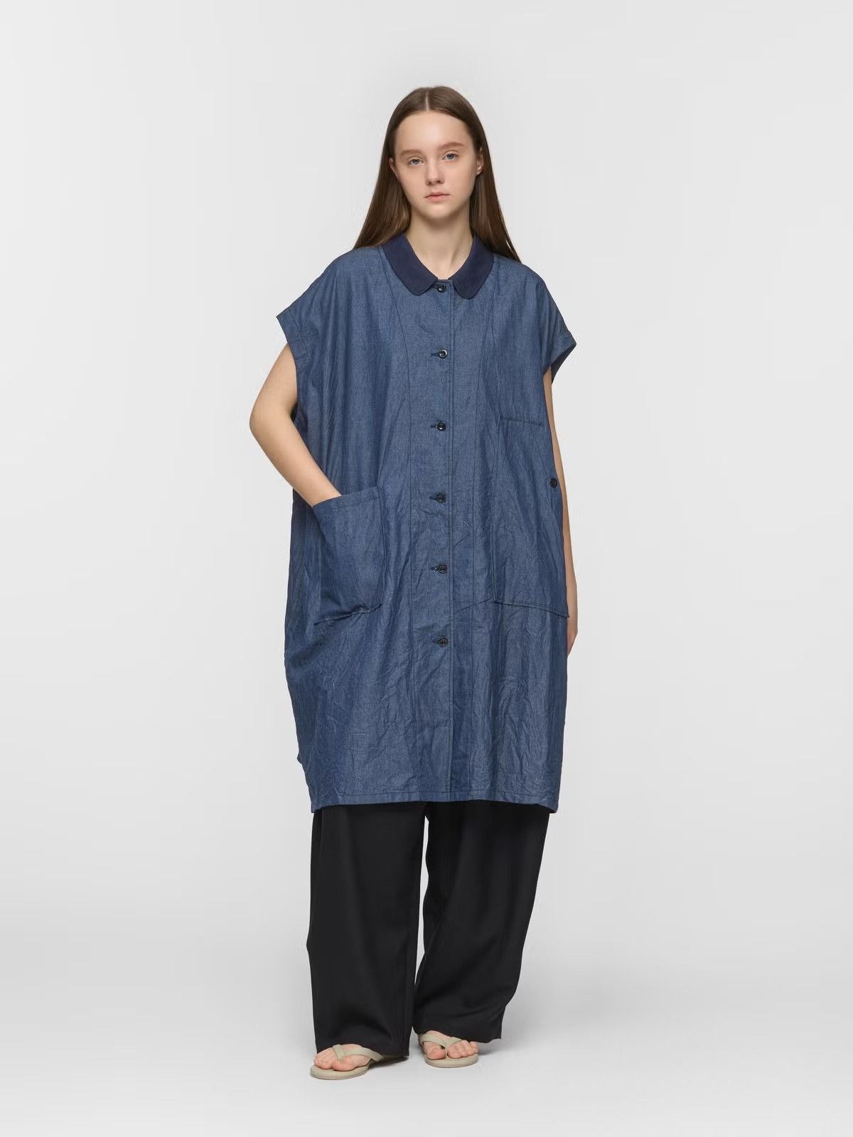 mizuiro ind ワイドデニムシャツワンピース｜ MARcourt ONLINE STORE