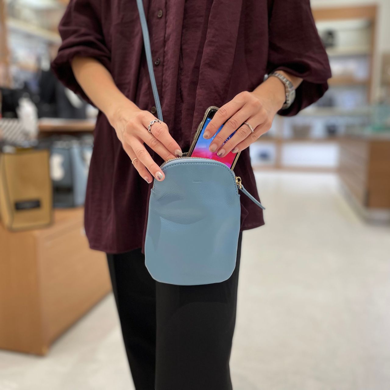 レディース 日本産] MCM 三つ折り財布 大人の三つ折り財布