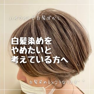 白髪染めをやめたいと考えている方へ 美容室カキモトアームズのオフィシャルサイト