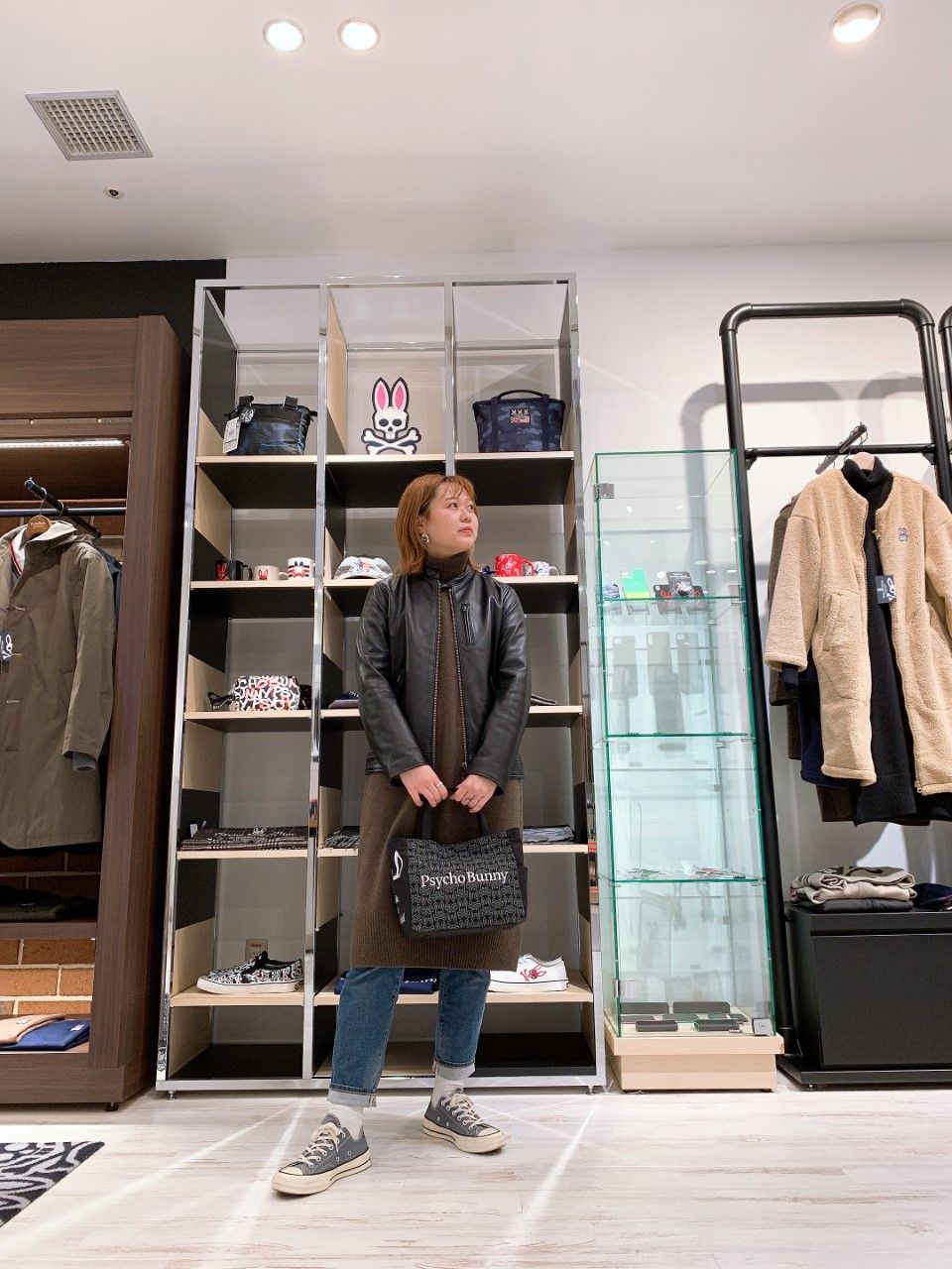 男性も女性もかっこいいレザージャケット サイコバニーなんばパークス店 なんばパークス店 Psycho Bunny サイコバニーショップブログ