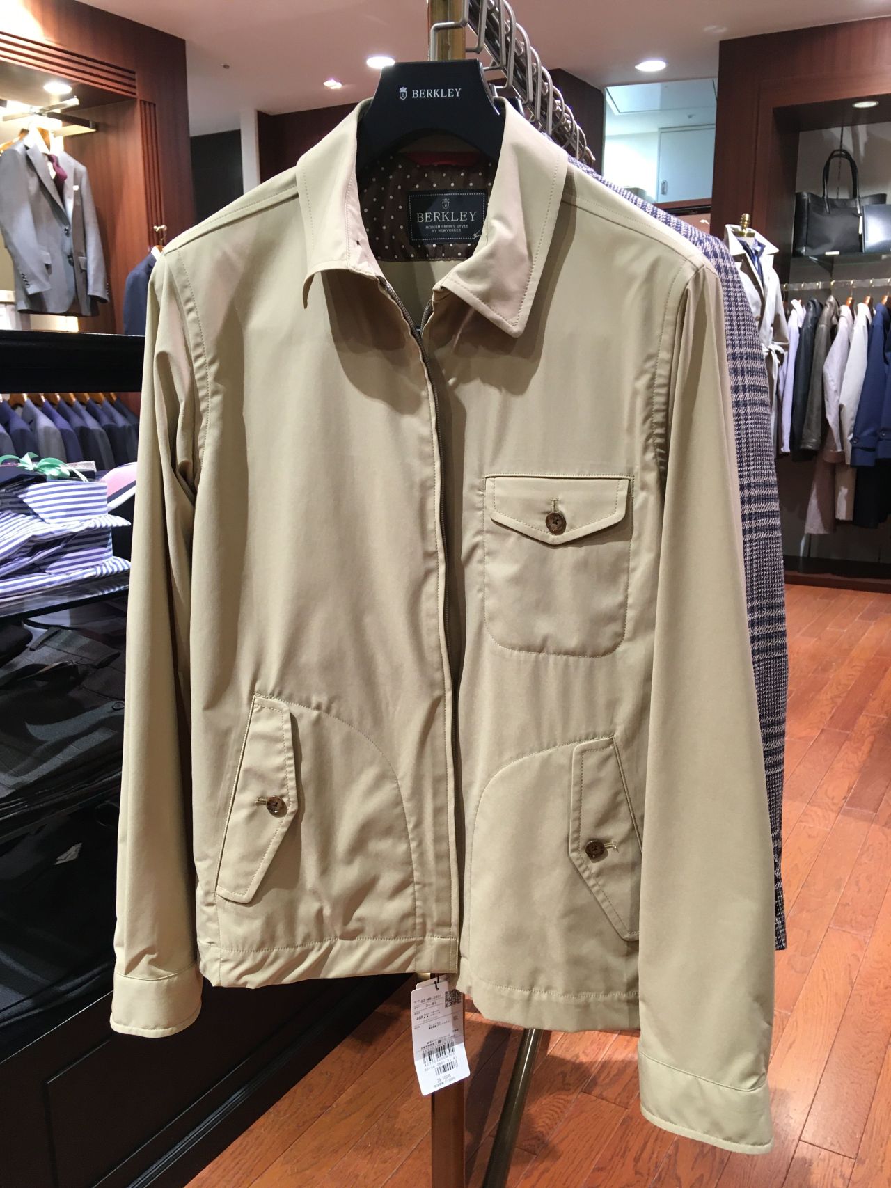 ショート丈ブルゾン 阪急メンズ大阪店 Men ニューヨーカー公式ショップブログ