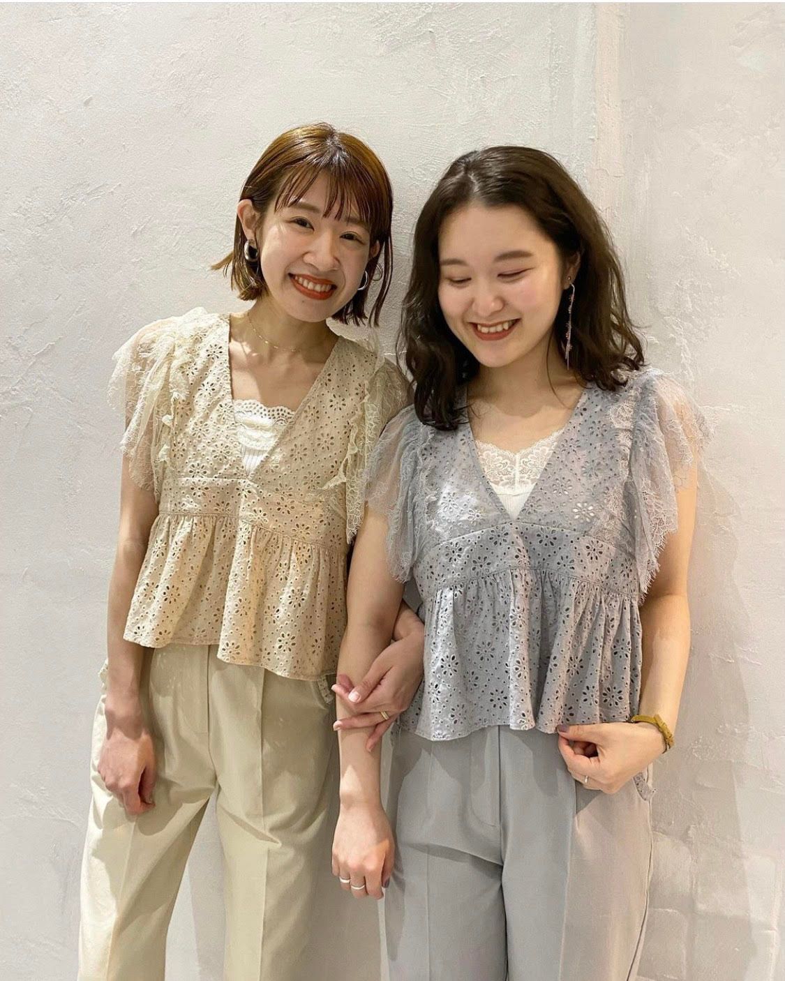 flower  クリアリーカットワークトップ ♡clearly cutwork top♡ | レディースファッションflower【フラワー