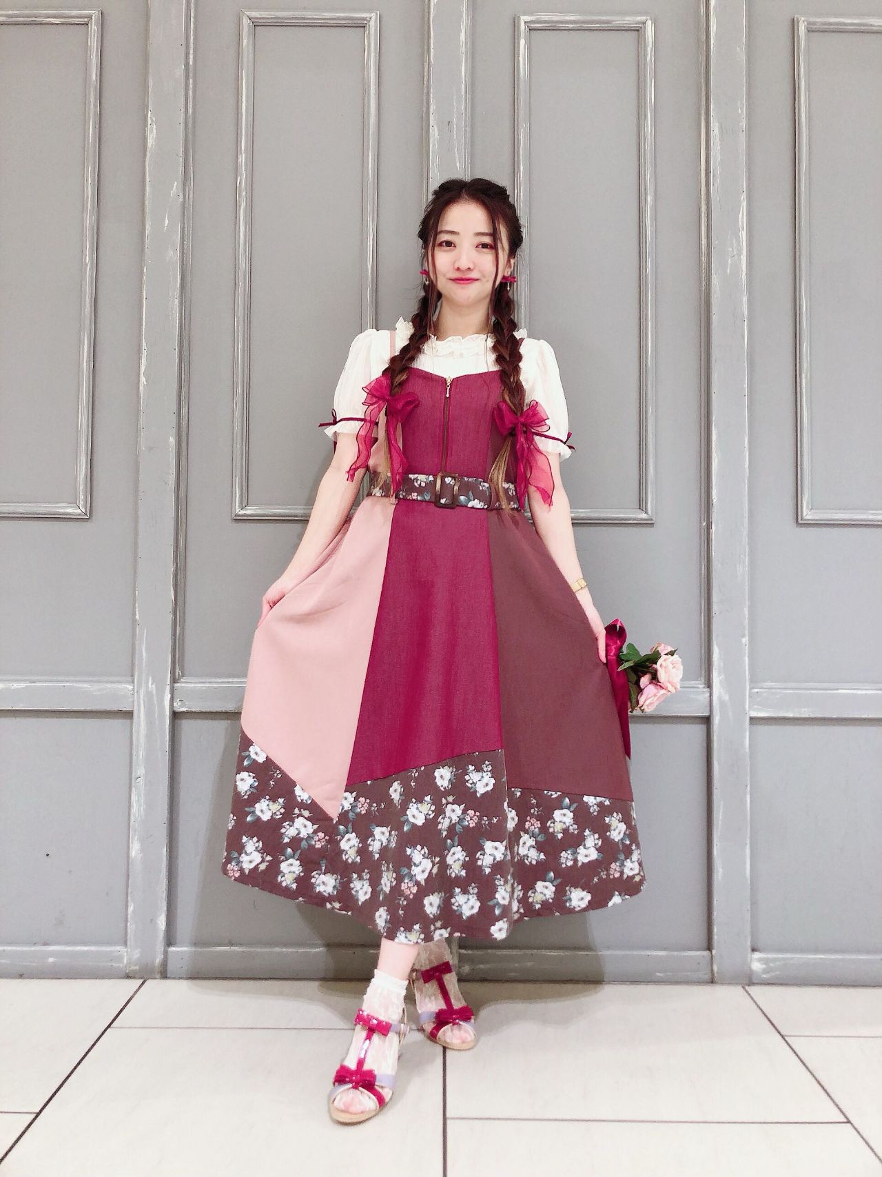 あべの店 大人気 パッチワーク柄ワンピ Axes Femme公式 ショップブログ