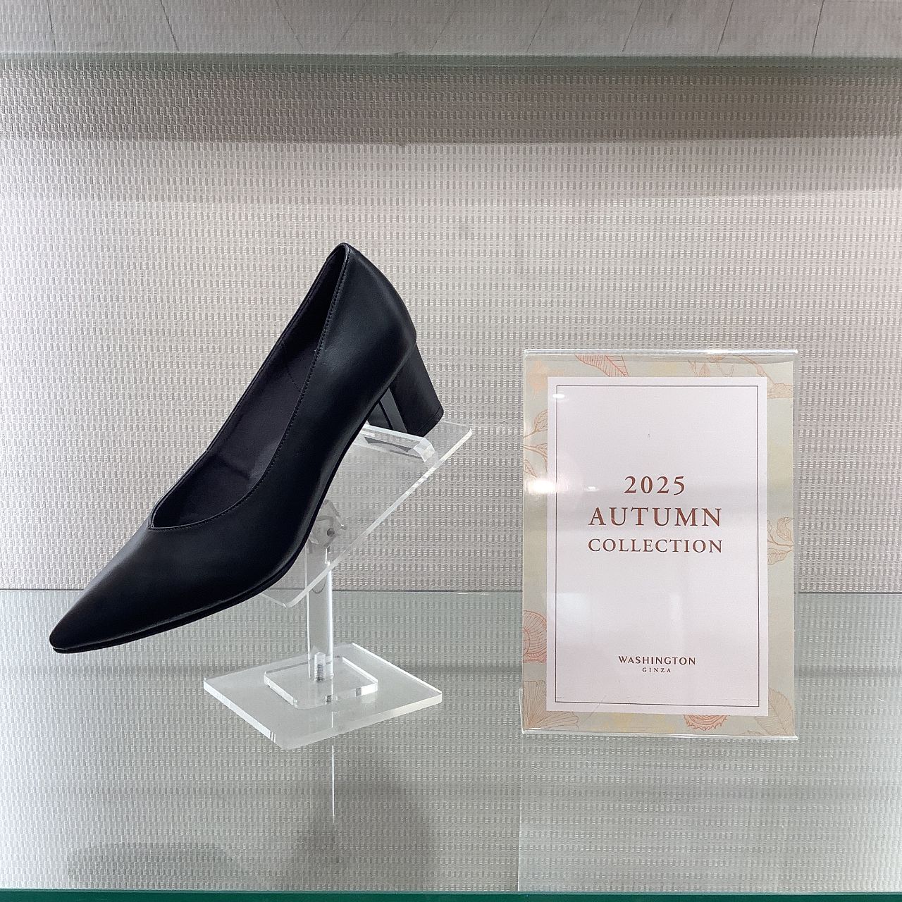 WASHINGTON GINZA 銀座ワシントン　パンプス　ブラック　BL WASHINGTON GINZA 銀座ワシントン パンプス ブラック BL 銀座