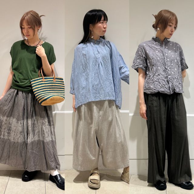 W POINT】T/Wストレッチ ガウチョパンツ | (パドカレ)公式オンラインストア