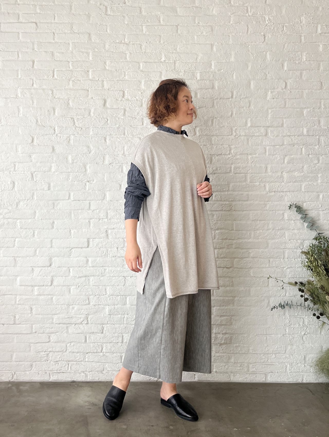 pas de calais パドカレ サルエル デニムパンツ 34 pas de calais パドカレサルエルデニム（34インチ） - メルカリ