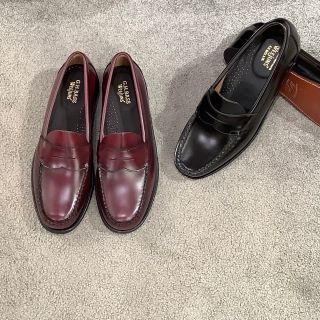 【美品】　ghbass ローファー ワインレッド ローファー | 41019A / WINE (LEATHER SOLE) - G.H.BASS