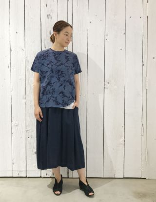 フラワープリントTシャツ | pas de calais Online | pas de