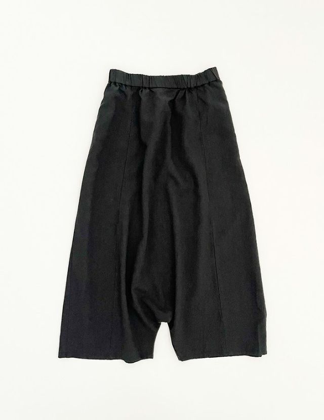テンセルコットンリネン ツイル液流染め サルエルパンツ | (パドカレ