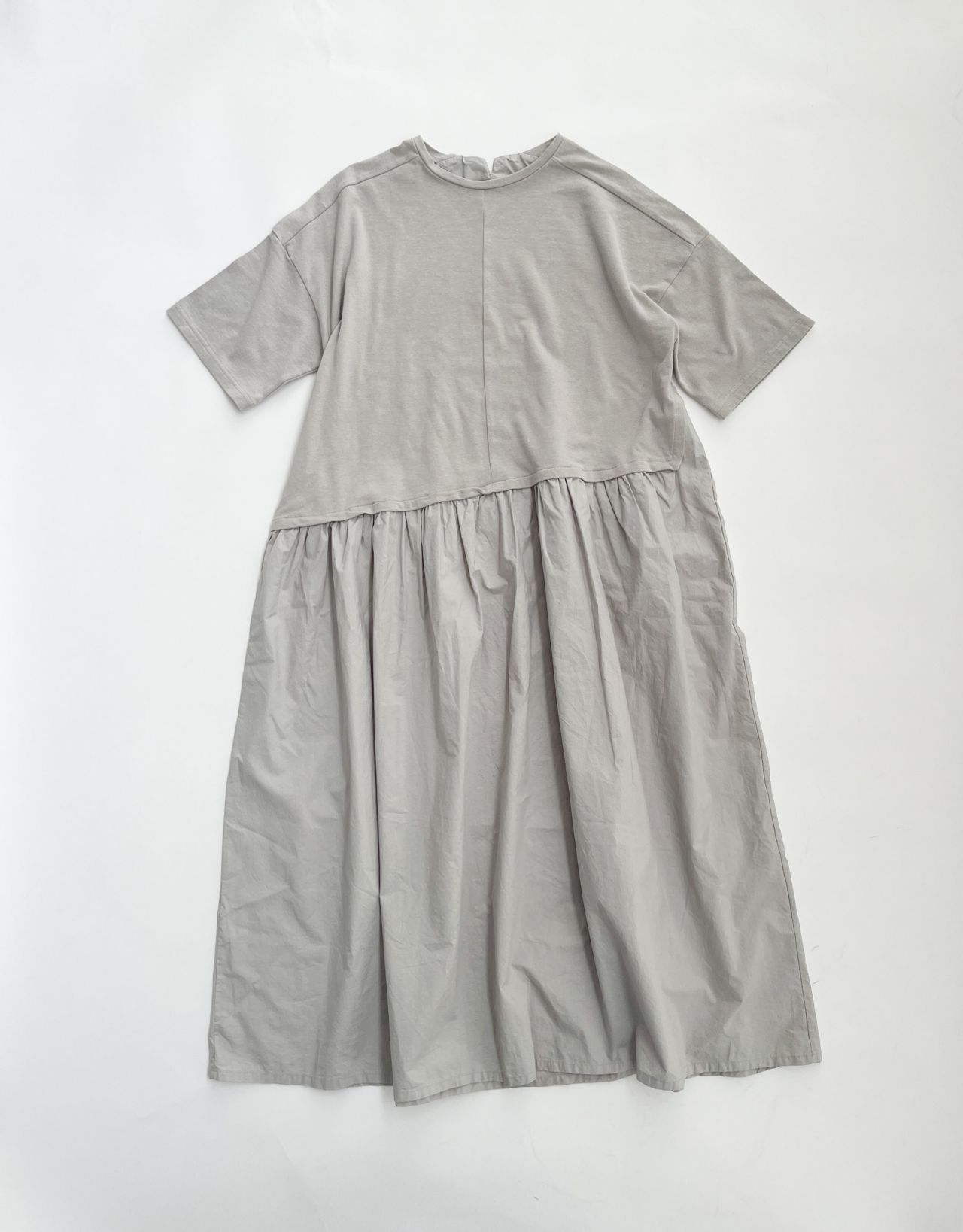 パドカレ✽MIX ワンピース オンライン限定】異素材MIX ワンピース | pas de calais Online | pas