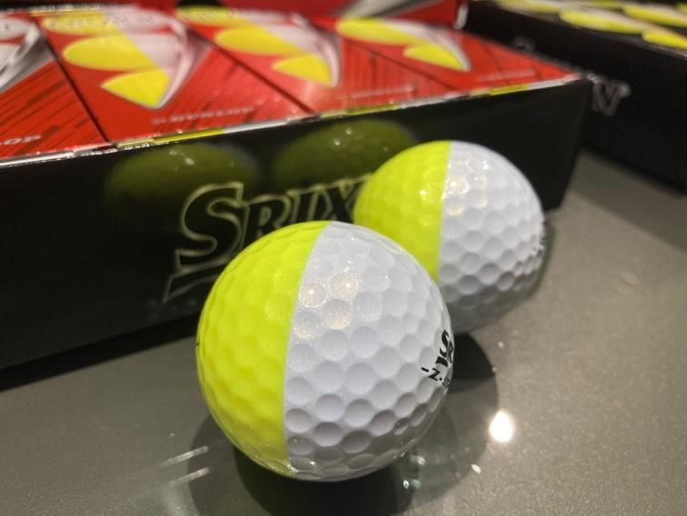 SRIXON 】ツートンカラーのDIVIDE ボール入荷致しました