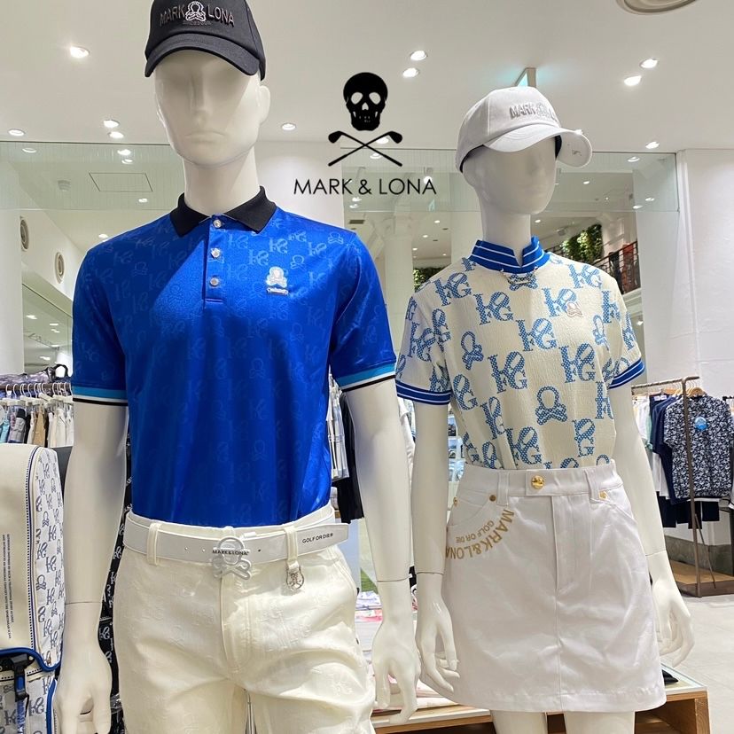 2024SS MARKANDLONA ノースリーブワンピース ネイビー/ホワイト ワンピース | MARK & LONA MARKET STORE 公式ストア