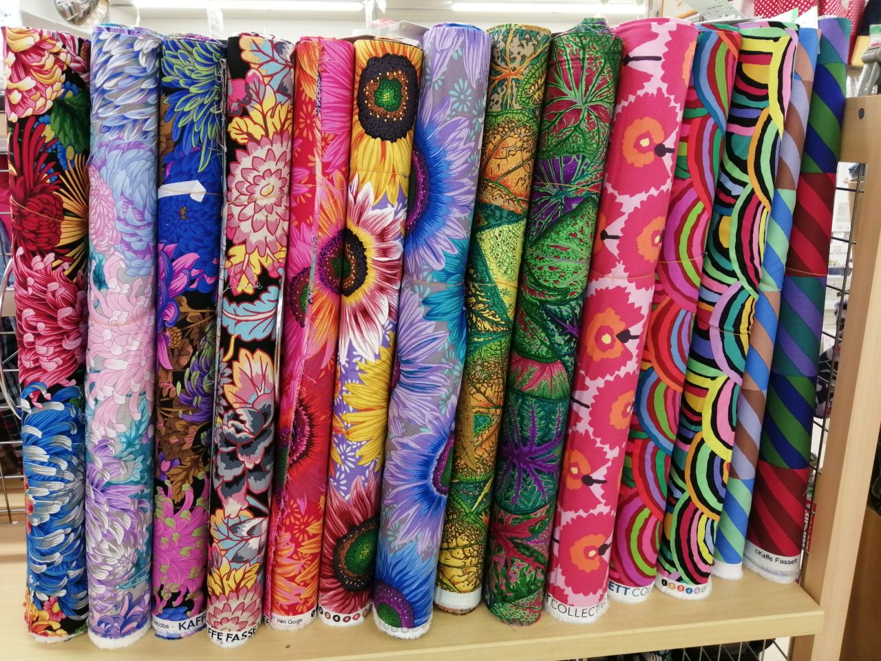 g)ケイフファセット生地セット keffe fassett ケイフファセット Deco 生地メール便配送