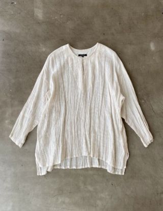 【pas de calais】綿麻ダンプコート 綿麻ダンプ ダウンコート | pas de calais Online | pas de