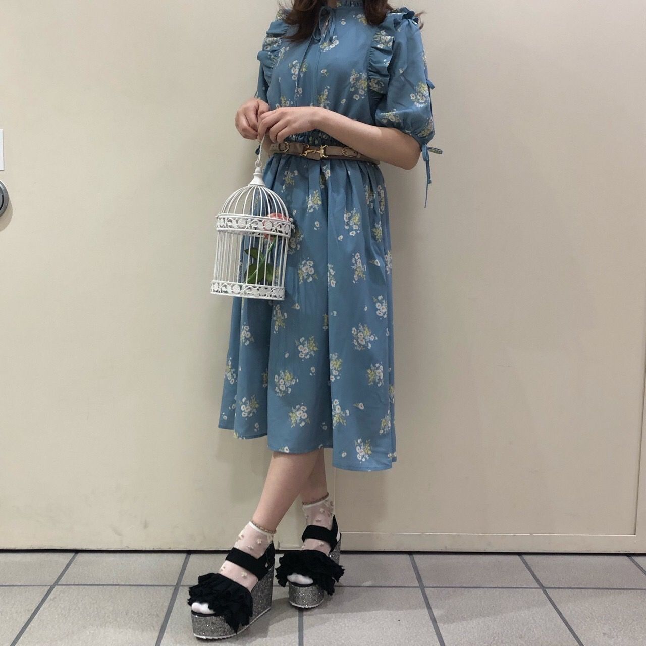 ガーリーコーデ 花柄ワンピ Axes Femme公式 ショップブログ