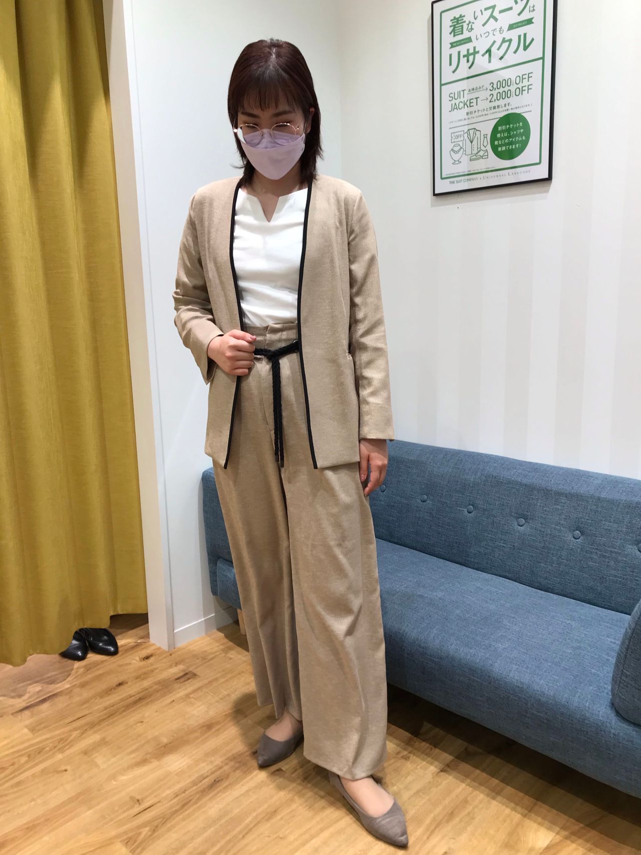 レディス リネン素材の洗える夏物スーツ The Suit Company イオンモール倉敷店 The Suit Company 公式ブログ