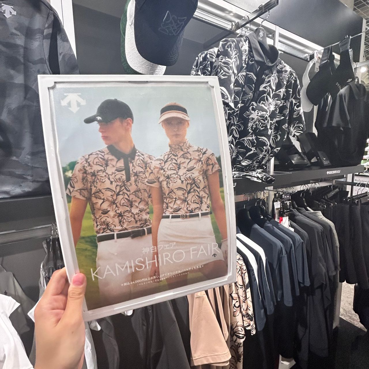 未使用新品 DESCENTE GOLF FESTA 2023 直筆サイン入　神白 デサントゴルフ (DESCENTE GOLF) 美しい白、“神白”アクセサリー