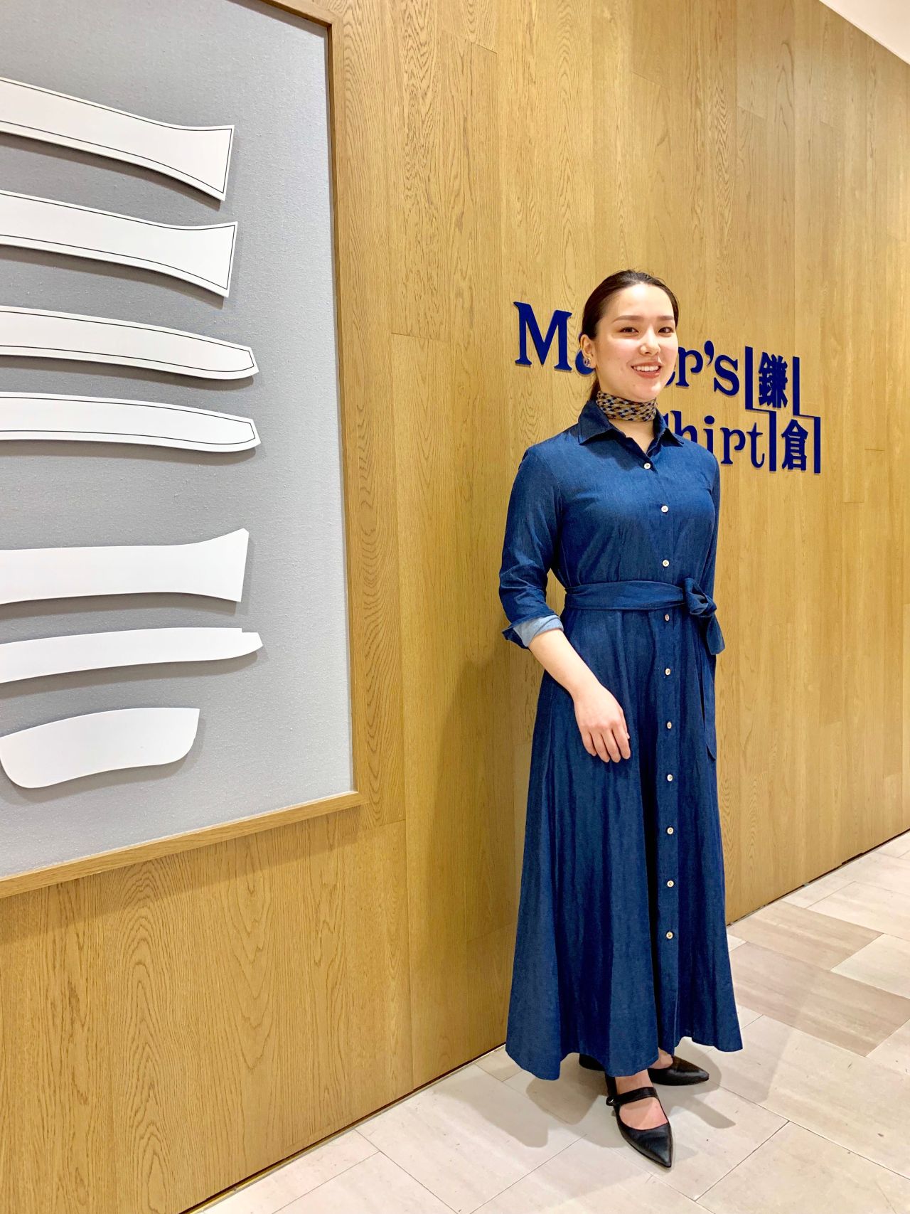 デニムロング丈ワンピース 池袋ショッピングパーク店 メーカーズシャツ鎌倉 公式ショップブログ Maker S Shirt Kamakura