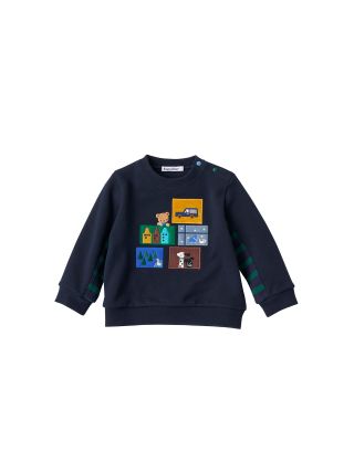 ご兄妹・双子ちゃんのコーディネイトにも♪あったかトレーナー入荷しま