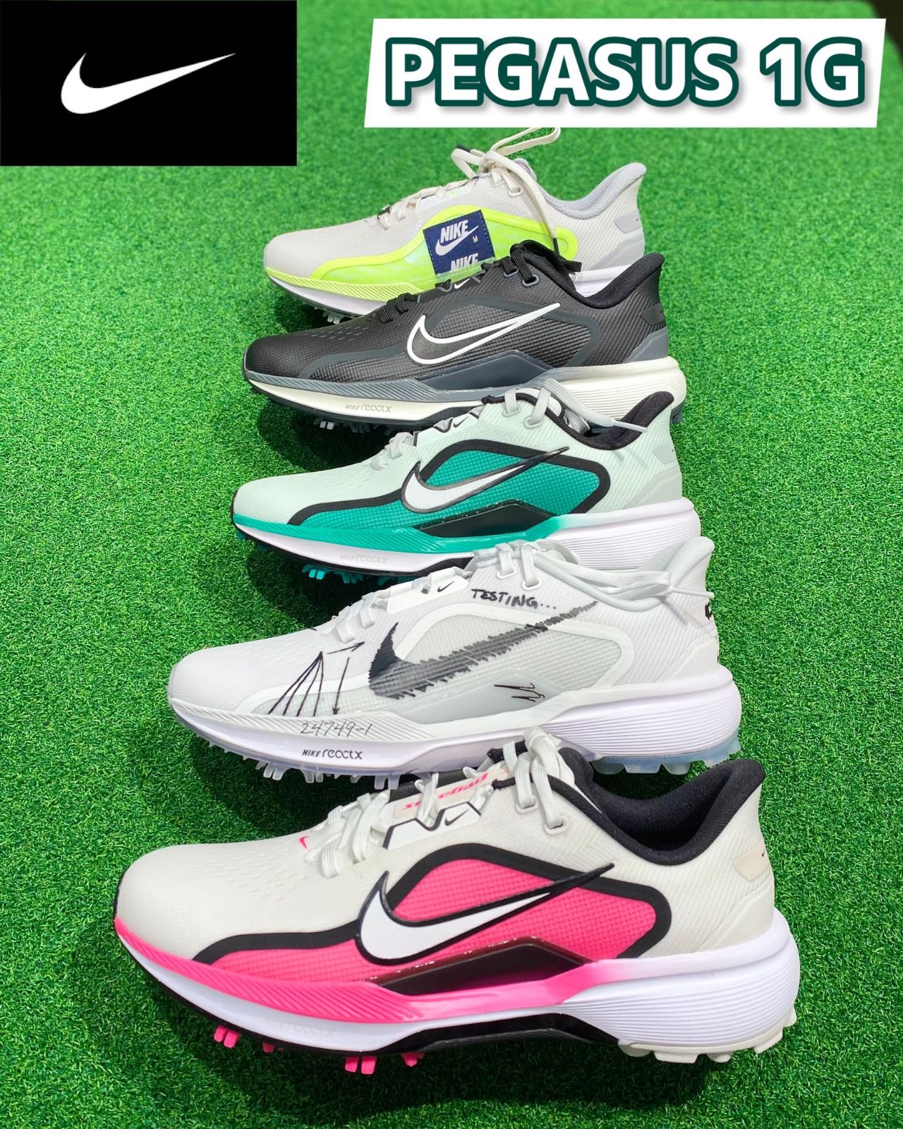先行発売中】NIKE PEGASUS 1G(ナイキペガサス1G)⭐️ | ゴルフ5