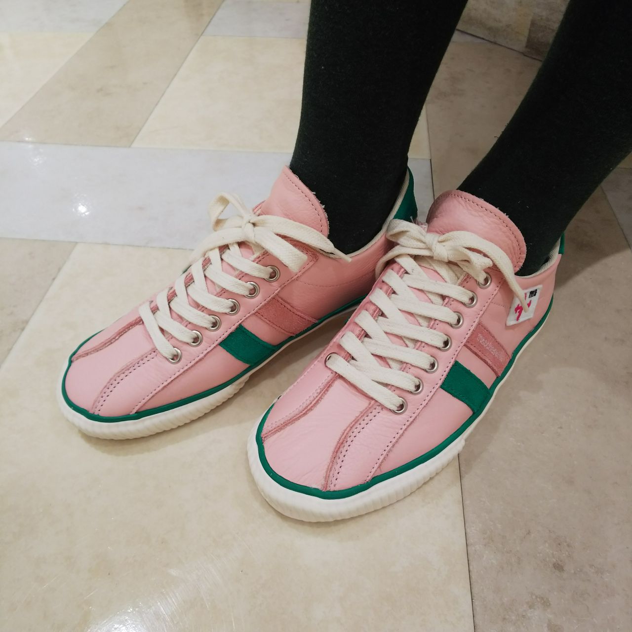 maccheronian - 美品38 MACCHERONIAN×BIO HOTELレザースニーカー