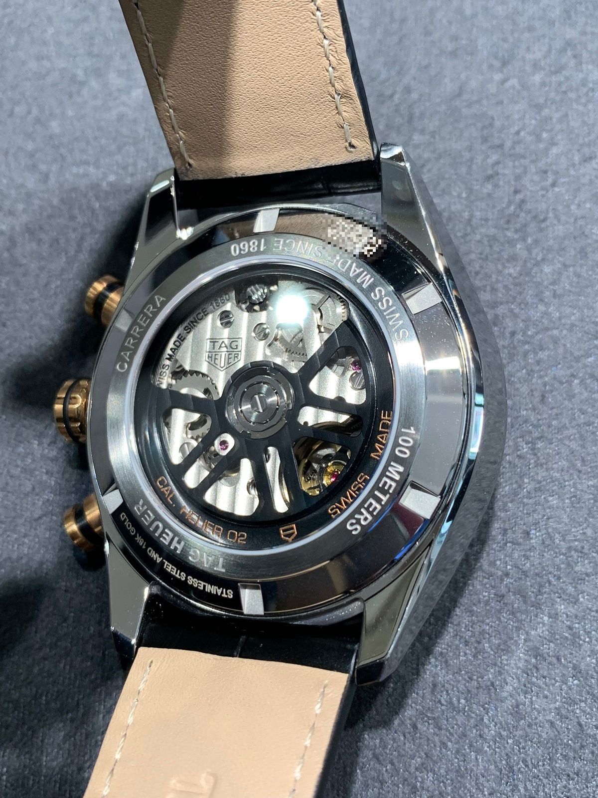 STAUER Ladies SIRENE Quartz Watch Rose Gold Tone w/Crystals