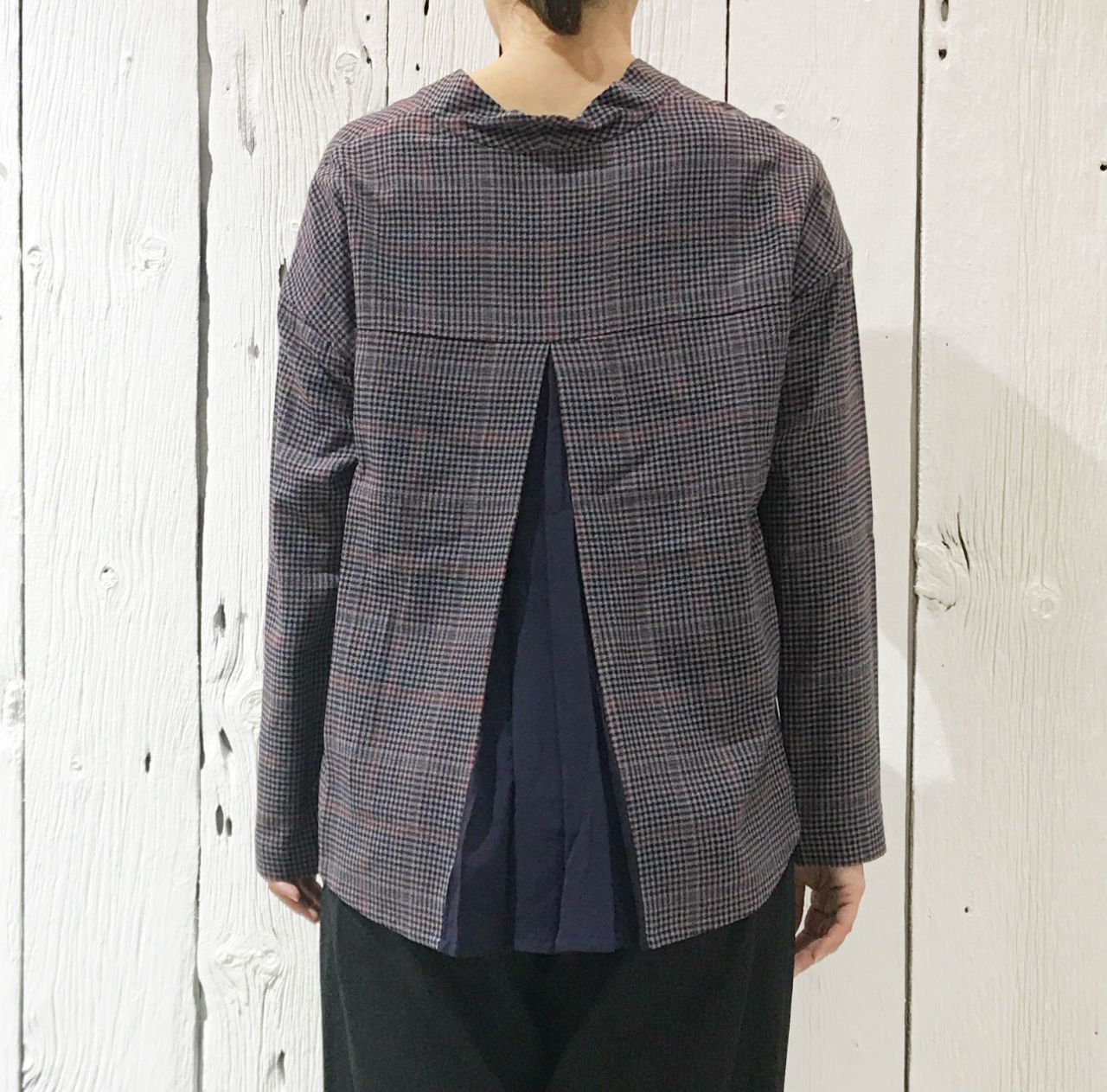 現行♡pas de calais レトロパイルインレーコート 割引 ノーカラー