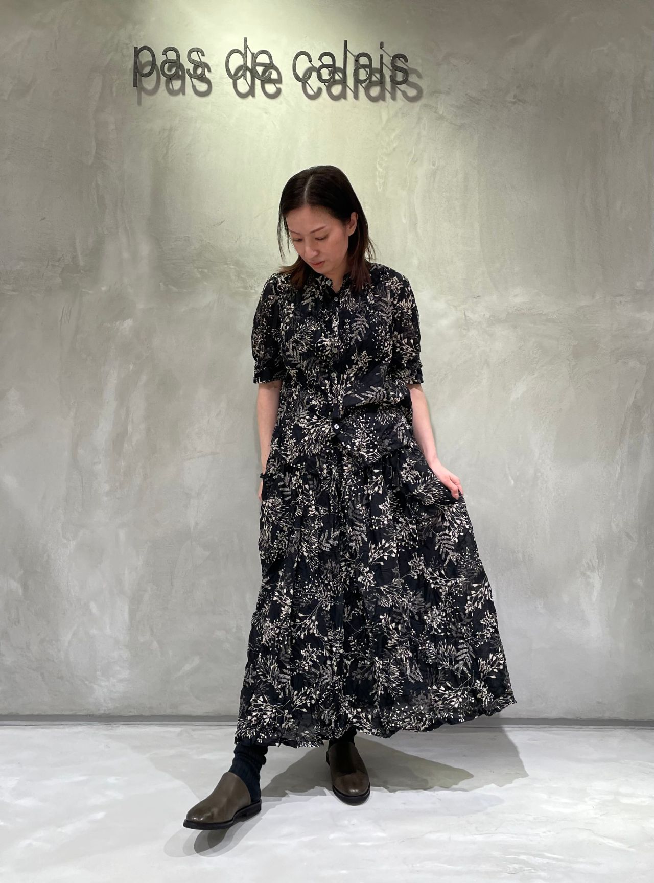 専用です！　パドカレ　ワンピース・ブラウス coordinate》リネン綿ヘリンボン ワンピース/ブラウス | 福岡店 | pas