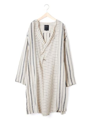 パドカレ Pas de Calais リネンストライプカーディガン ロング pas de calais Online | pas de calais | パドカレ 公式ブログ