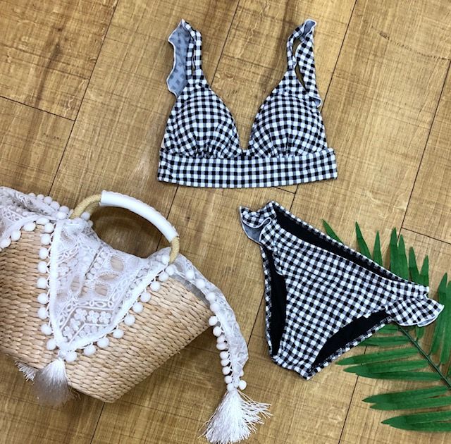 PEAK&PINE チェック柄三角ビキニ PEAK&PINE チェック柄三角ビキニ♡【沖縄 | 沖縄アウトレット