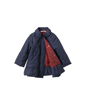 ファミリア ネイビー フード付きジャケットとベストセット　110 美品 ファミリア ネイビー フード付きジャケットとベストセット110 美品