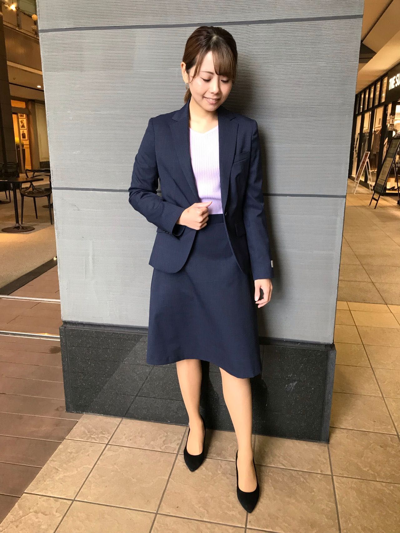 ANGELICO チェック柄 若かっ ビジネスジャケット・パンツセット