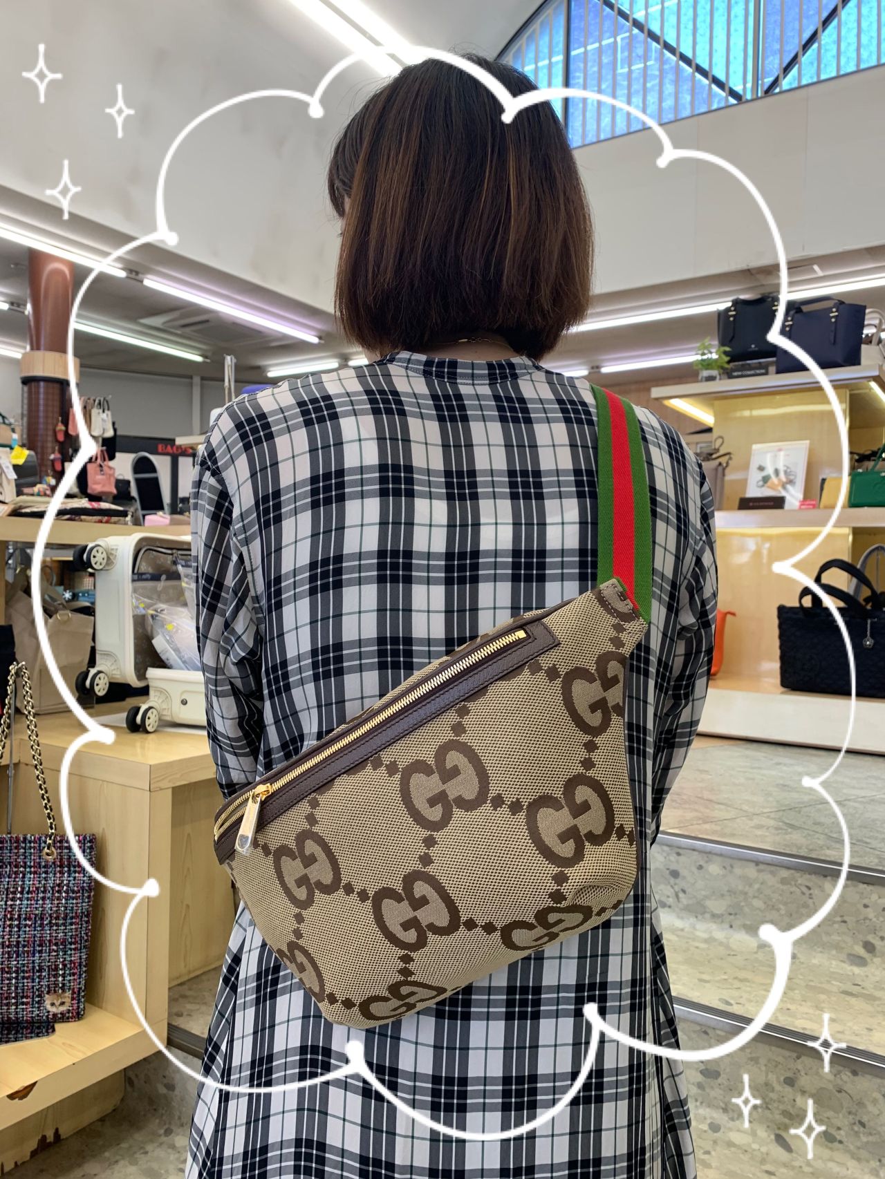【シンプルオシャレ♡】GUCCI ボディバッグ 大人気♡ GUCCI - グッチ GGスプリーム チルドレンズ サボテン ボディ