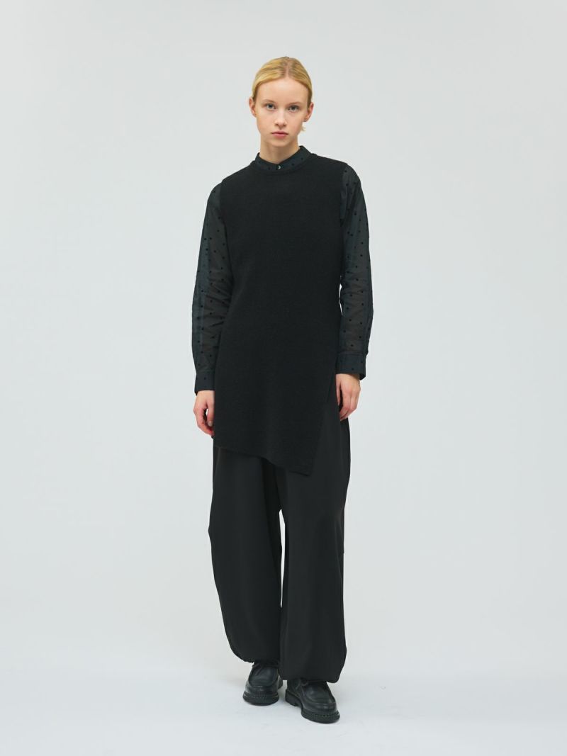 mizuiro ind サイドスリットリブベスト｜ MARcourt ONLINE STORE