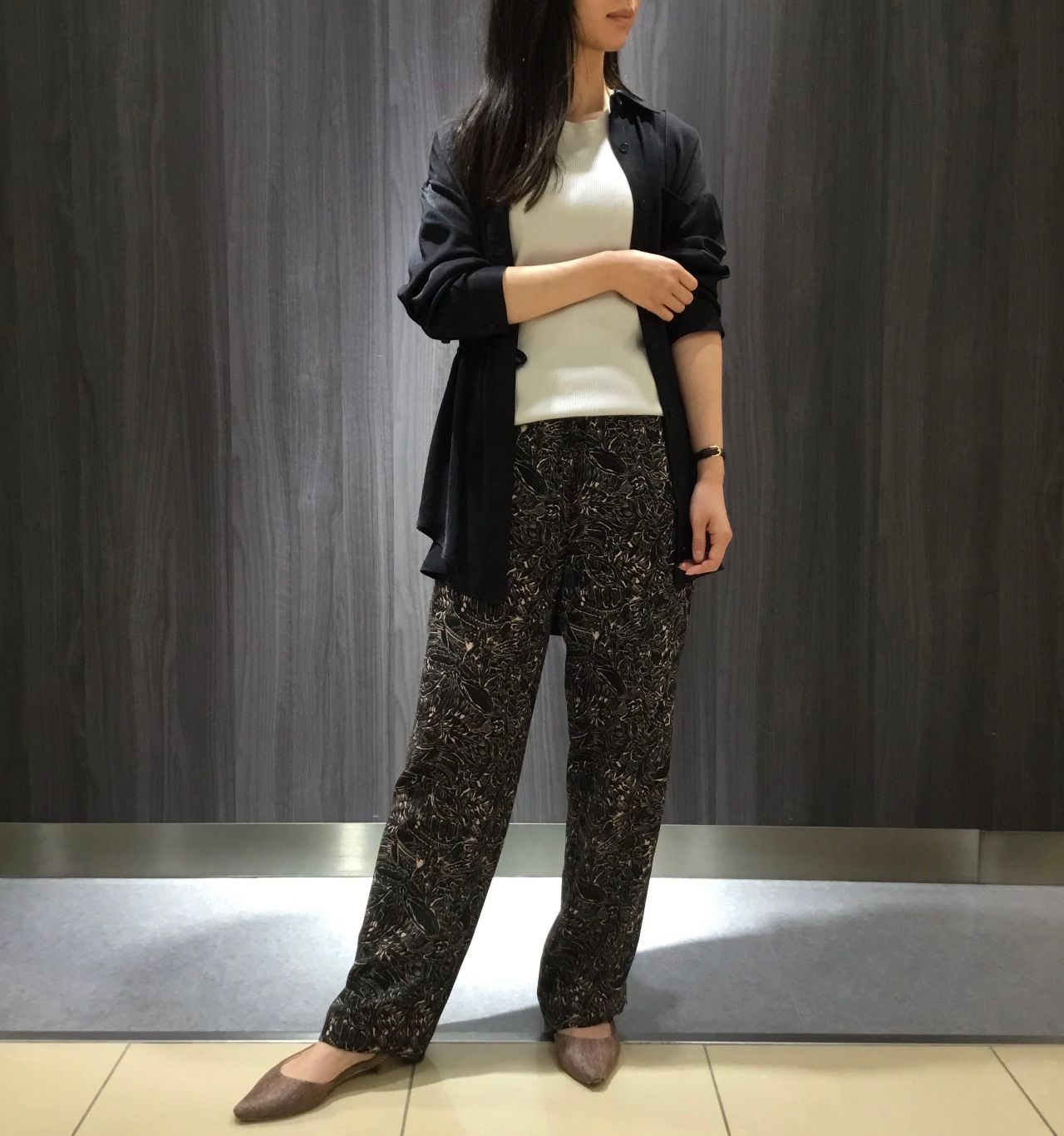 ボタニカルプリントの トレンドパジャマパンツ 京都高島屋店 Theory Luxe セオリーリュクス ショップブログ