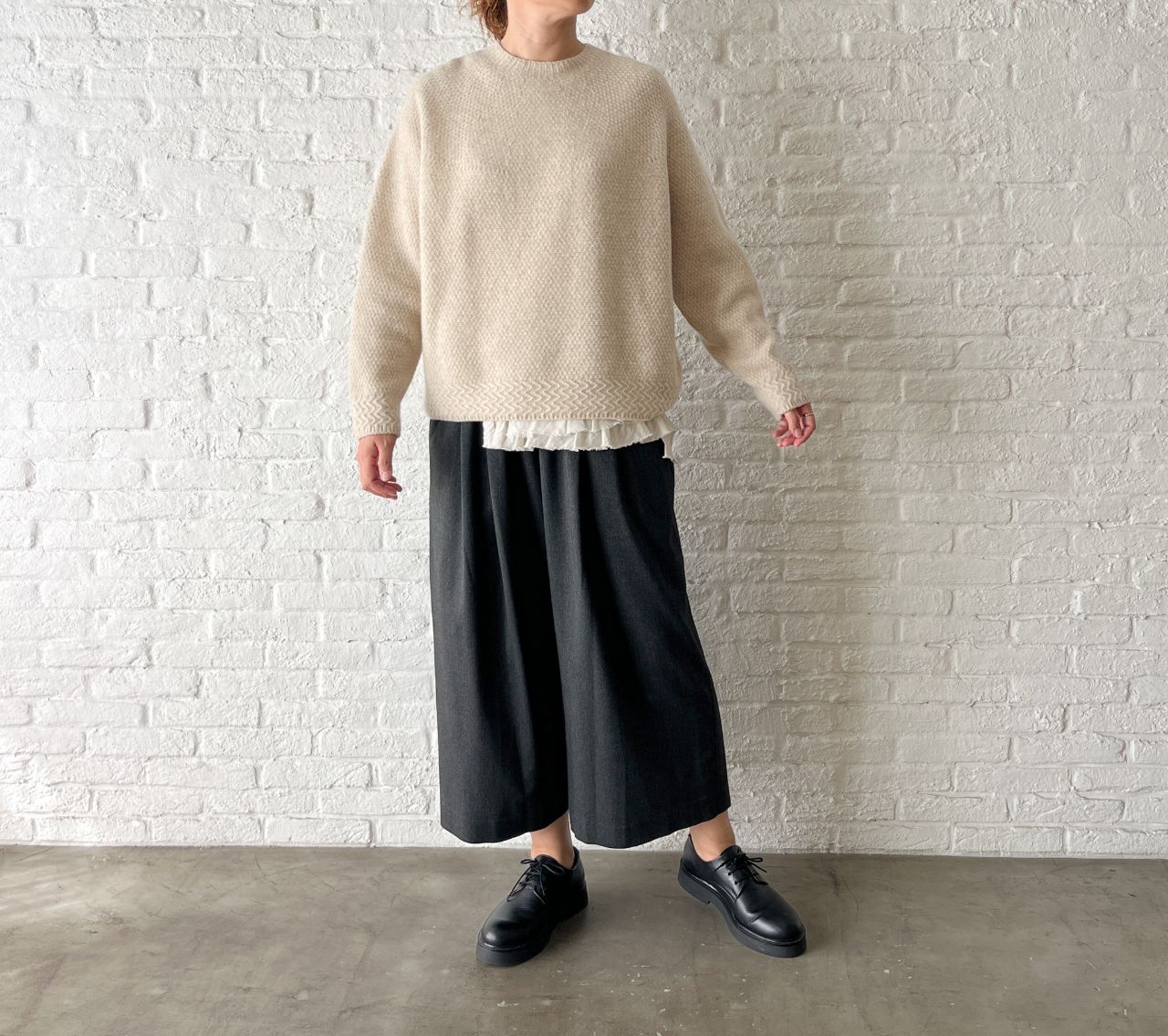 W POINT】綾ウールタンブラー ジャケット | pas de calais